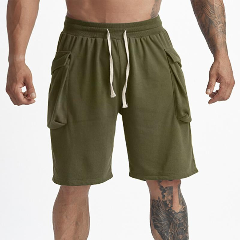 Men's Casual Multi-Pocket Sports Shorts 97827364Y