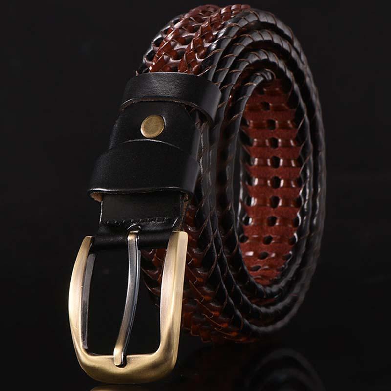 Men's Braided Leather Belt 18488144Q