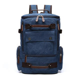 Vintage Multifunctional Backpack Blue Bag