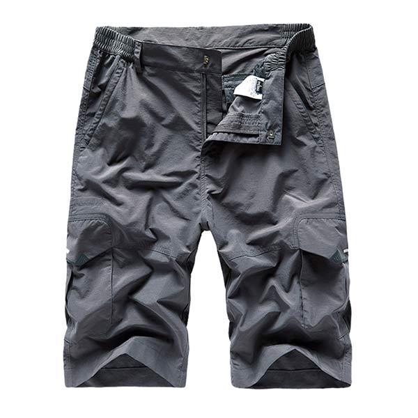 Mens Loose Multi Pocket Shorts 15819117W Dark Gray / M Shorts