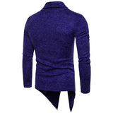 Men's Fake Two Piece Solid Color Knitted Sweater 59321235Y