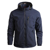 Mens Thin Quick Dry Windbreaker Outdoor Sports Jacket 53651745M Navy / L Coats & Jackets