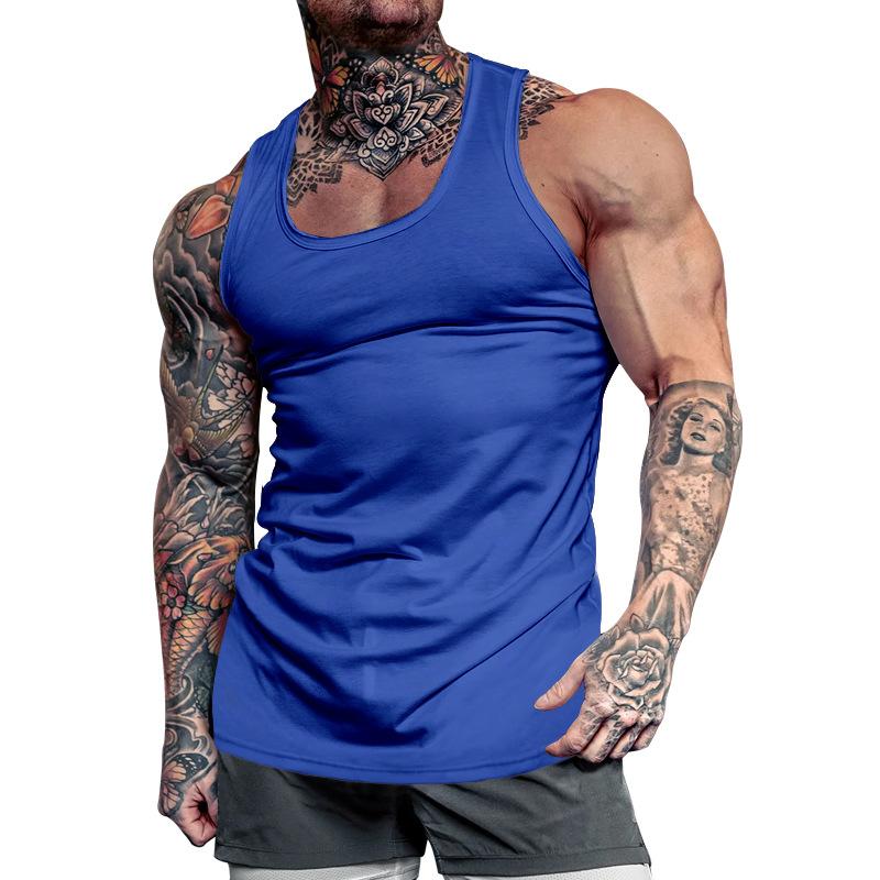 Men's Solid Color Sports Tank Top 18966384X