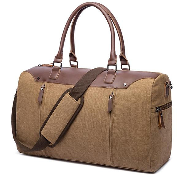 Casual Tote Canvas Luggage Bag 85085230M Coffee Handbags