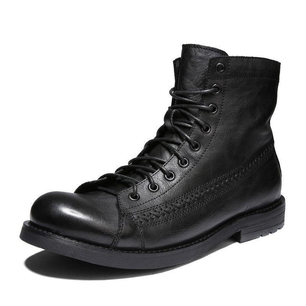 Mens Vintage Ankle Boots 95646082W Black / 6 Shoes