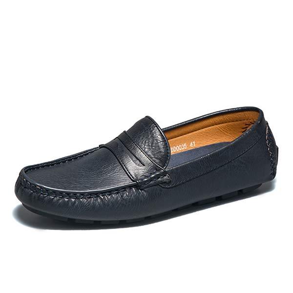 MEN'S SLIP-ON LEATHER SHOES 57770758