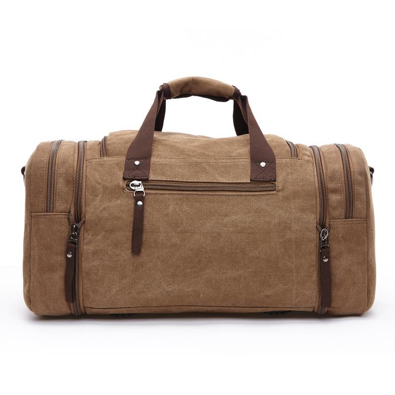 Vintage Casual Large Capacity Canvas Tote Bag Travel Bag