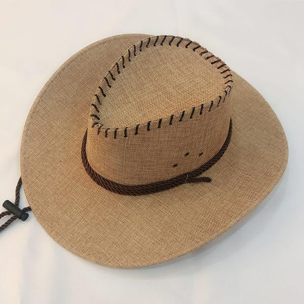 Breathable Outdoor Western Cowboy Hat 85308808M Turmeric / M56-58Cm Hats