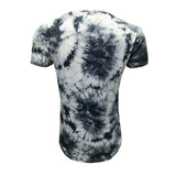 Men's Casual Tie Dye Round Neck Short Sleeved T-shirt 40970629M