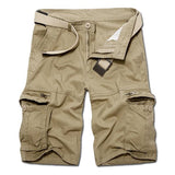 Mens Multi-Pocket Cargo Shorts (Belt Excluded) 26822139M Khaki / 29 Shorts