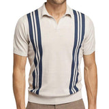 Men's Striped Short Sleeve Polo T-Shirt 94501247Y