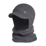 Men's Ear Protector Neck Warm Knit Cap 80451294Y