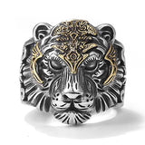 Vintage Tiger Ring 60814376M Silver / Free Ring