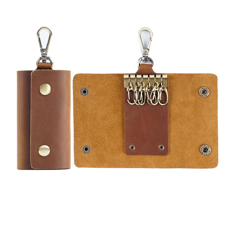 Estuche para llaves estilo retro informal para colgar en la cintura para hombre 70116133Y