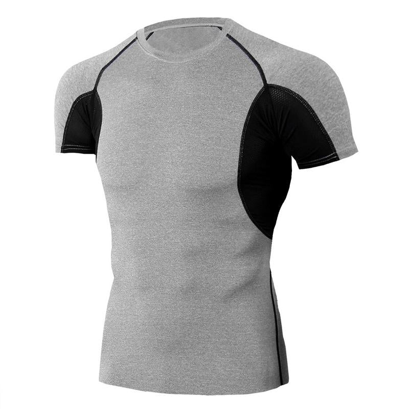 Men's Color Block Short Sleeve Quick Dry T-Shirt 47306015Y