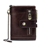 Vintage Folding Wallet 33299044X Dark Brown Wallet