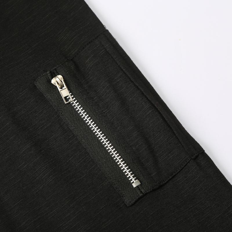 Men's Zip Pocket Long Sleeve Crew Neck T-Shirt 56507368X
