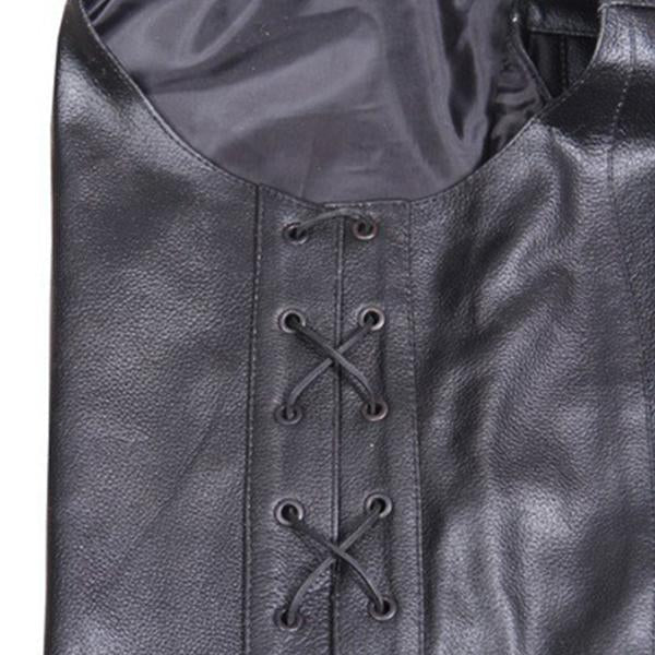 Mens Single Breasted Side Tie Vest 66687698M Vests