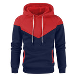 Men's Colorblock Color Contrast Sports Sweatshirt 35222976X