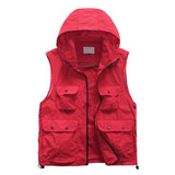 Mens Outdoor Quick-Drying Vest X111 Red / M Vests