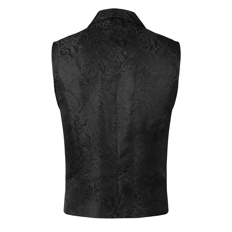 Men's Vintage Lapel Groomsmen Dress Vest 48333082X