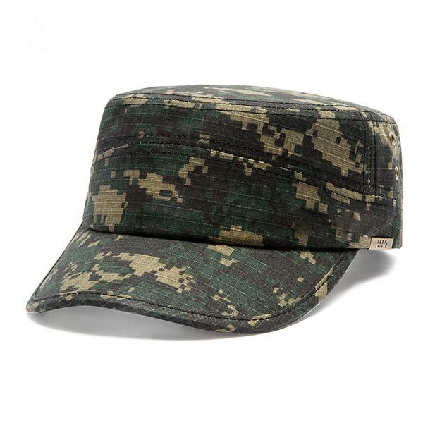 Mens Casual Camo Hat 53795390W Dark Green / 56-61Cm Hats