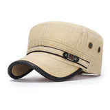 Mens Leather Brim Vintage Hat 86827533W Beige Hats