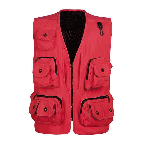 Mens Detachable Vest 68279468W Red / L Vests