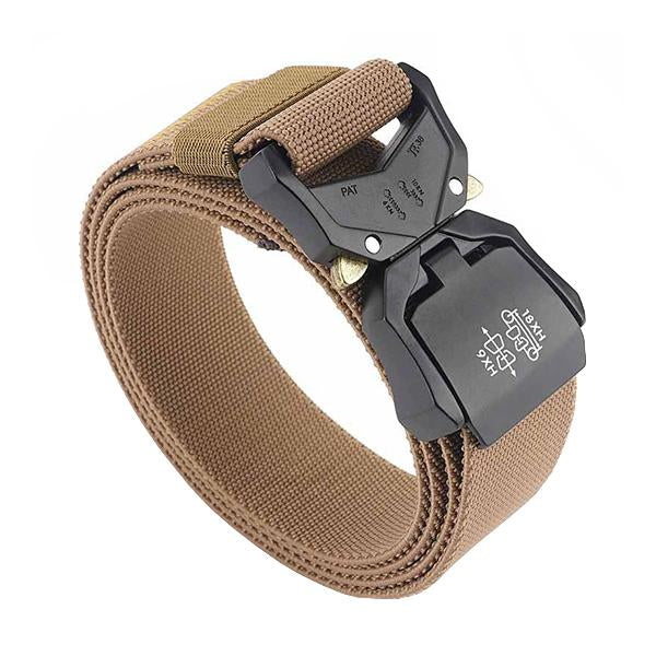 Mens Outdoor Tactical Belt 60059130M Khaki / 125Cm Belts