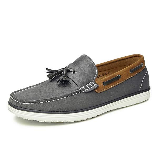 Mens Business Casual Shoes 24770677 Grey / 7 Shoes