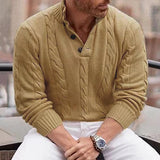Men's Casual Solid Color Sweater 69914323Y