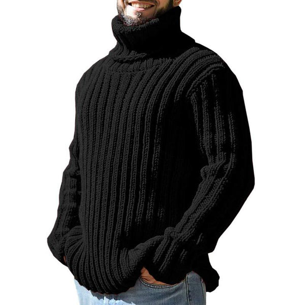 Men's Casual Turtleneck Slim Fit Knit Sweater 65577939M