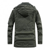 Men's Washed Cotton Padded Jacket Thick Workwear Padded Jacket 24346345X
