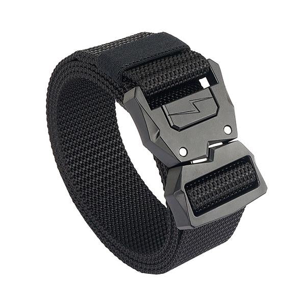 Mens Buckle Nylon Outdoor Tactical Belt 36166416M Black / 125Cm Belts