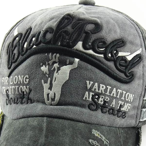 Mens Distressed Baseball Cap 60490822M Hats