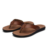 Mens Beach Flip Flops 92651148 Khaki / 6 Shoes