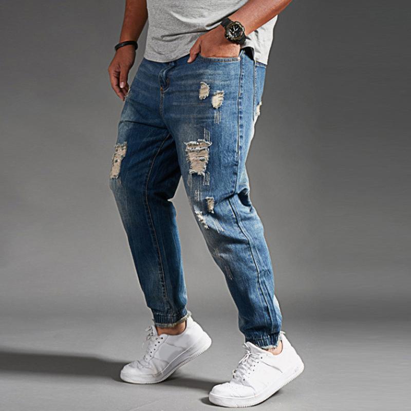 Men's Casual Ripped Jeans 63279583Y