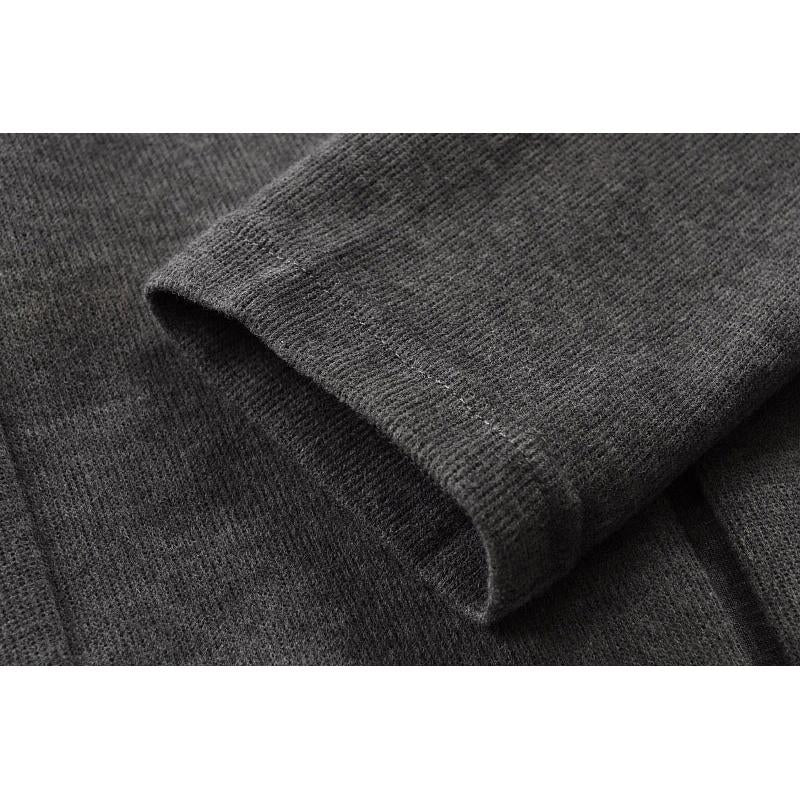 Men's V-Neck Solid Color Knit Sweater Cardigan 19310879X