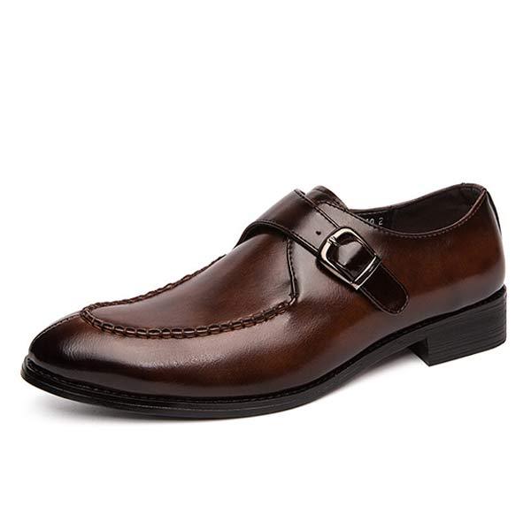 Mens Fashion Dress Shoes 35073367 Brown / 6 Shoes