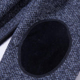 Men's Casual Stand Collar Contrast Color Zipper Knit Cardigan 66474448M