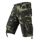Mens Cotton Camouflage Cargo Shorts 24600962M Dark Camouflage / 30 Shorts