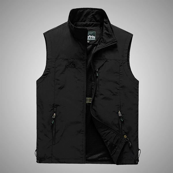 Mens Casual Outdoor Leisure Vest 07692649M Black / M Vests