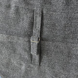 Men's Herringbone Pattern V-neck Suit Groom and Best Man Vest 26434573X