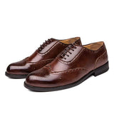 Mens Brogue Carved Leather Shoes 62932875 Shoes