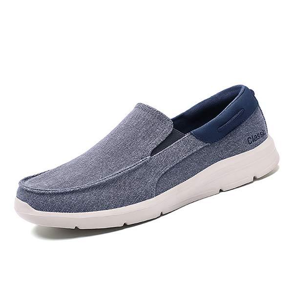 Mens Lightweight Slip-On Canvas Shoes 66392529 Blue / 6.5 Shoes