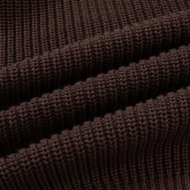 Men's Casual Solid Color Long-Sleeved Knitwear 27936612Y