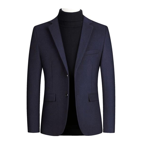 Blazer rétro uni pour homme 91179095X