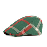 Men's British Style Classic Vintage Plaid Thin Hat 36841786X