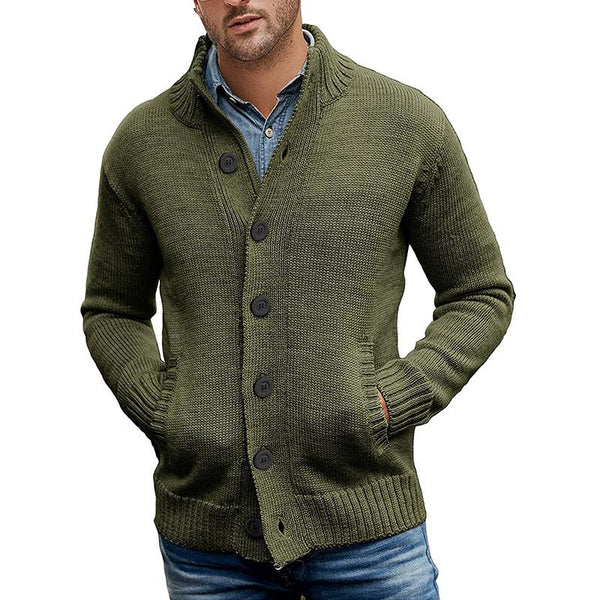 Men's Casual Single Breasted Knit Cardigan 88971813M