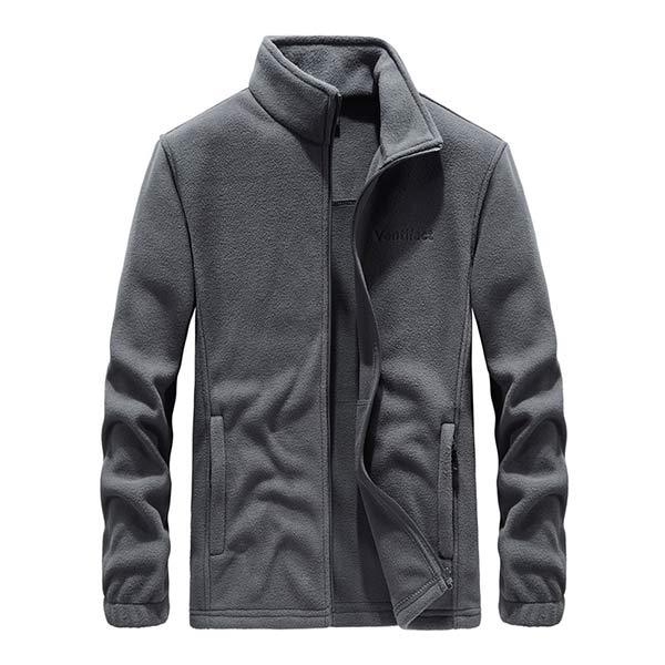 Mens Fleece Jacket 46422977W Gray / M Coats & Jackets